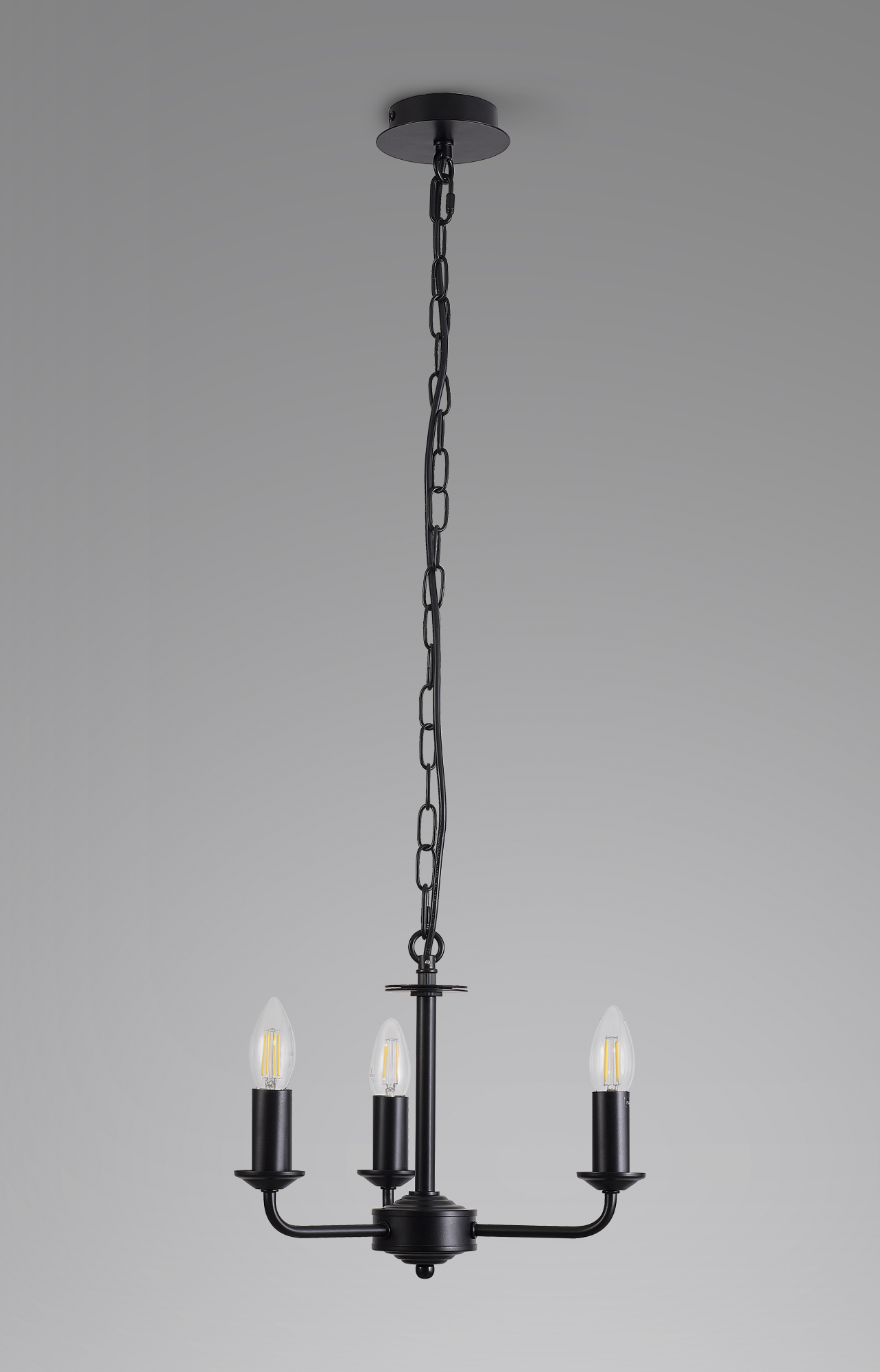 Banyan Pendant 3 Light Matt Black D0698  Deco Banyan